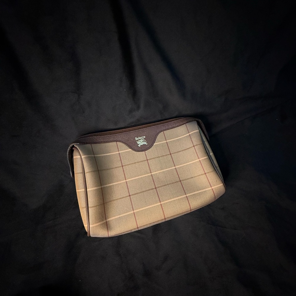 Brown Checkered Burberry Bag